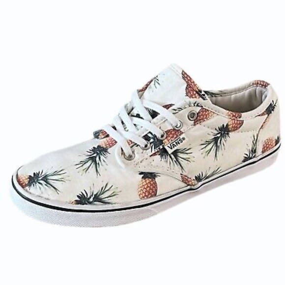 Vans Era Womens Shoes Size 6.5 Tan‎ Pineapple Low Top Lace Up Sneakers - Picture 1 of 9